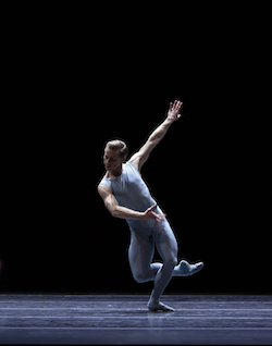 Derek Dunn in William Forsythe's 'Blake Works I'. Photo by Angela Sterling, courtesy of Boston Ballet.