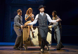 Preston Truman Boyd, Stephanie Styles, Corbin Bleu and Justin Prescott in 'Kiss Me, Kate'. Photo by Joan Marcus.