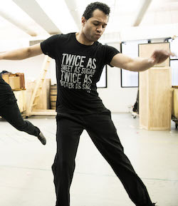 Corbin Bleu in 'Kiss Me, Kate'. Photo by Jenny Anderson.