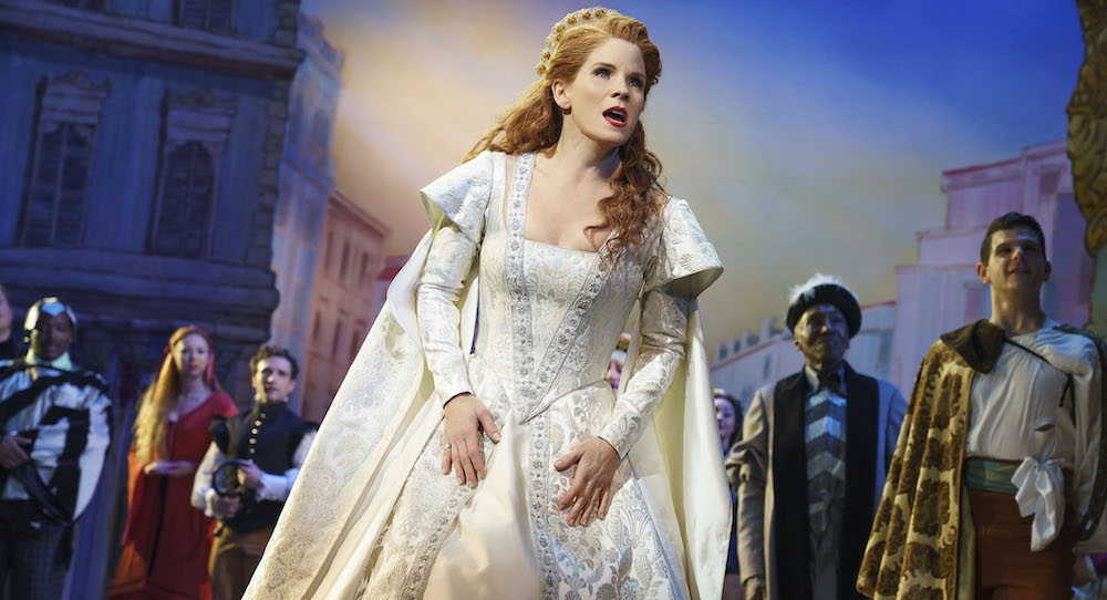 Kelli O'Hara in 'Kiss Me, Kate'. Photo by Joan Marcus.