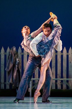 Emily Adams and Christopher Ruud in Val Caniparoli's 'The Lottery'. Photo by Luke Isley.