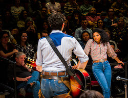 Damon Daunno and Rebecca Naomi Jones. Photo by Little Fang Photo.