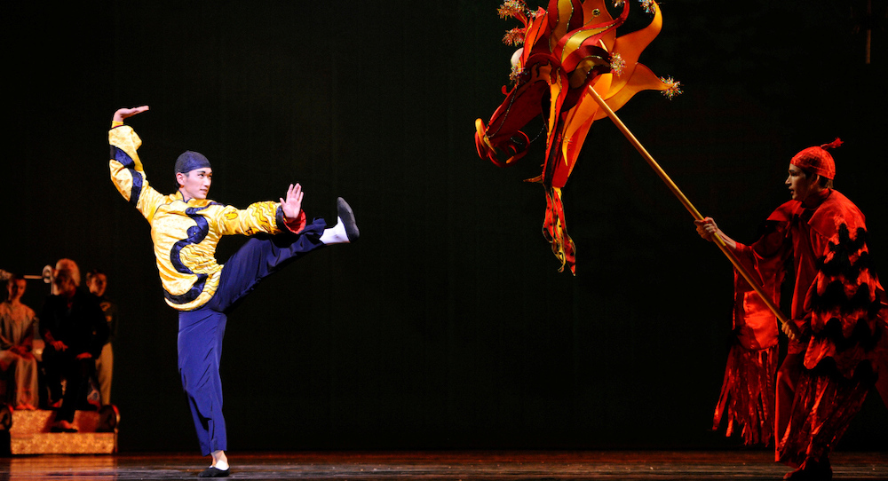 San Francisco Ballet's Hansuke Yamamoto in Helgi Tomasson's 'Nutcracker'. Photo by Erik Tomasson.