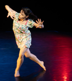 Liza Barskaya in 'Benita Bike's Dance Art'. Photo by Dean Wallraff.