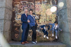 John Lam and family. Photo by Alex Vainstein Photo.