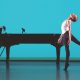 Leroy Mokgatle (gold) at Genée International Ballet Competition. Photo by Elliott Franks and Royal Academy of Dance.