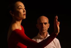 Miki Orihara and Stephen Pier in 'The Weather in the Room'. Photo by Christopher Jones.