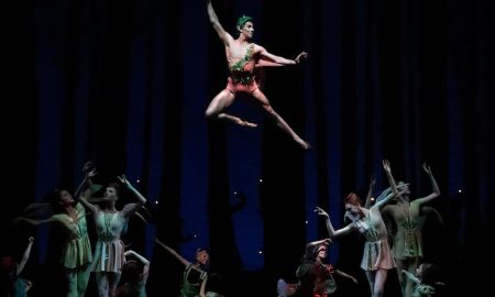 Roman Mejia as Puck in George Balanchine's 'A Midsummer Night's Dream'. Photo by Erin Baiano.