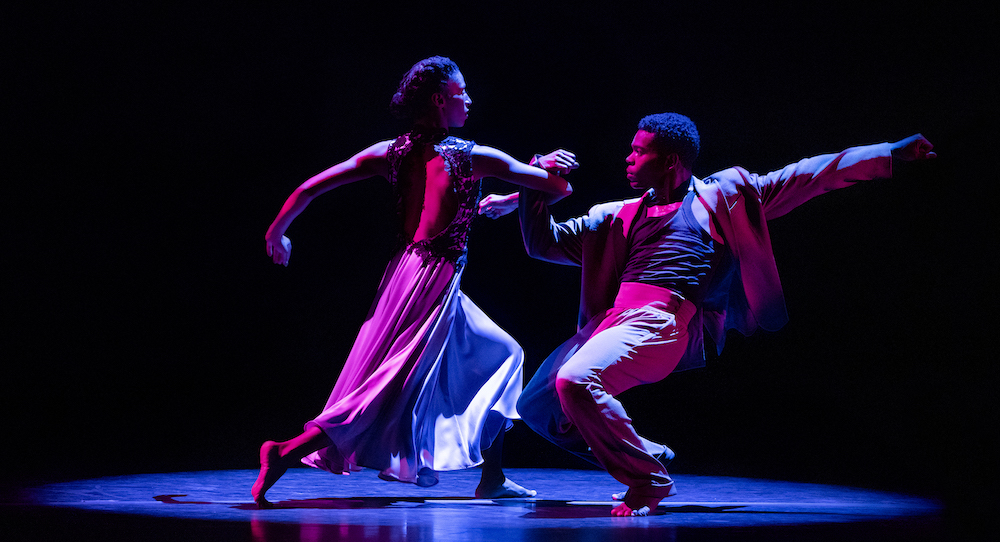 AAADTs Jacqueline Green and Solomon Dumas in Ronald K. Brown's 'The Call'. Photo by Paul Kolnik.