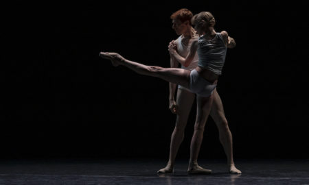 Sarah Lamb and Edward Watson in Wayne McGregor's 'Qualia Pas de Deux'. Photo by Maria Baranova.