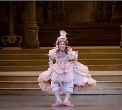 John Lam as the Stepsister in Boston Ballet's 'Cinderella'. Photo by Liza Voll Photography.