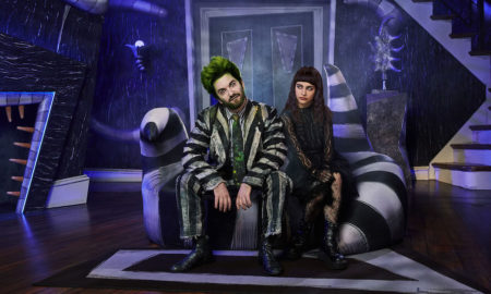 Alex Brightman and Sophia Anne Caruso in 'Beetlejuice'. Photo by Matthew Murphy.