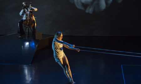 Maya Beiser and Wendy Whelan in 'The Day'. Photo by Nils Schlebusch.