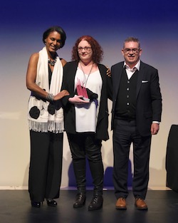 Angeline Lucas (center) at the One Dance UK Awards. Photo by Brian Slater.