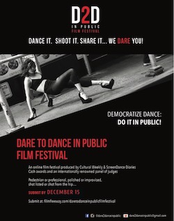 Dare to Dance in Public Film Festival flyer.