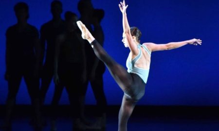 Jackie McConnell in Distinct Perceptions at the National Choreographers Initiative. Photo by Dave Friedman.