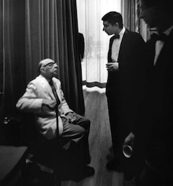 Michael Tilson Thomas and Igor Stravinsky. Photo by Arnold Newman.