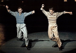 Kurt and Kyle Froman performing 'Duke!' at New York City Ballet. Photo by Paul Kolnik.