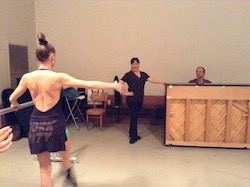 Yuka Kawazu teaching. Photo courtesy of Kawazu.