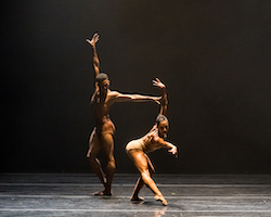 Larissa Gerszke and Jared Brunson in 'Bach 25'. Photo by Sharen Bradford.