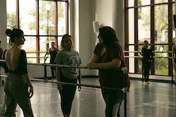 Rachel Brown teaching at Montclair State University. Photo by Teresa Marie Dejesus-Gomez.