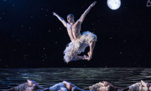 Max Westwell in Matthew Bourne's 'Swan Lake'. Photo by Johan Persson.