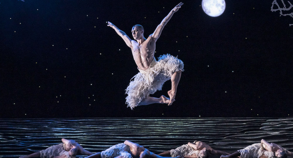 Max Westwell in Matthew Bourne's 'Swan Lake'. Photo by Johan Persson.