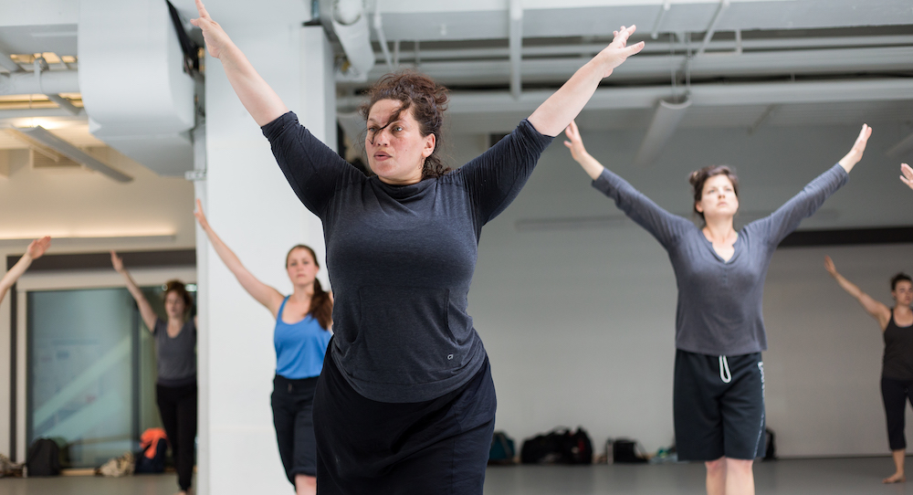 Alexandra Beller teaching. Photo by Scott Shaw.