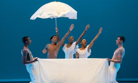 Alvin Ailey American Dance Theater in Alvin Ailey's 'Revelations'. Photo by Paul Kolnik.