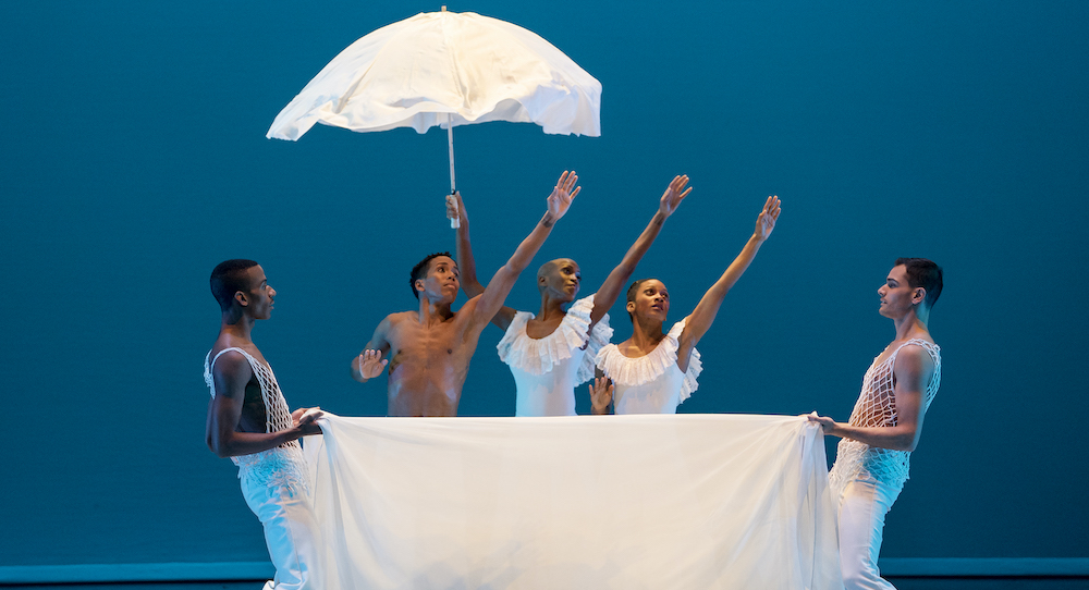 Alvin Ailey American Dance Theater in Alvin Ailey's 'Revelations'. Photo by Paul Kolnik.