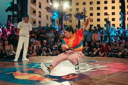 Lily Frias at Red Bull 'Dance Your Style'. Photo courtesy of Frias.