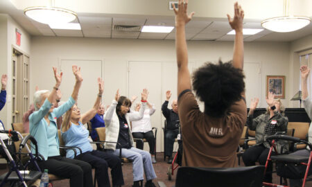AileyDance for Active Seniors at Carnegie East House. Photo by Nicole Tintle.