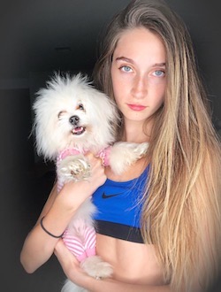 Brianna Guagliardo and Chanel. Photo courtesy of Guagliardo.