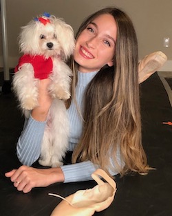 Brianna Guagliardo and Chanel. Photo courtesy of Guagliardo.