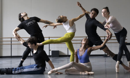 Tiler Peck's 'Thousandth Orange' in rehearsal in New York City, spring 2019, in advance of its world premiere at the 2019 Festival. Photo by Erin Baiano.