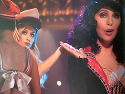 Tyne Stecklein and Cher in 'Burlesque'. Photo by Stephen Vaughan.