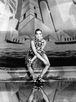 Josephine Baker dancing the Charleston at the Folies-Bergère, Paris 1926. Source Wikipedia