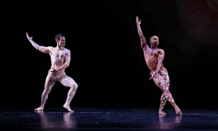 Robert Kleinendorst and Alex Clayton in Paul Taylor's 'Arden Court'. Photo by Paul B. Goode.