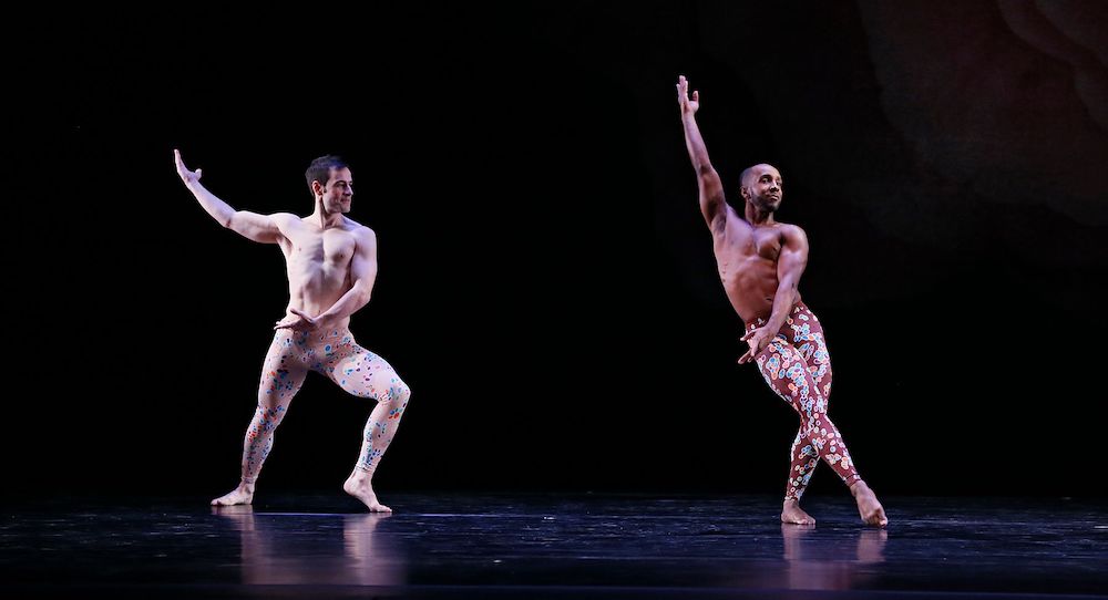 Robert Kleinendorst and Alex Clayton in Paul Taylor's 'Arden Court'. Photo by Paul B. Goode.