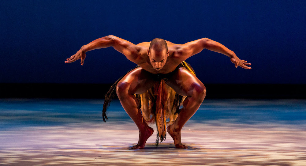 Dallas Black Dance Theatre in 'Awassa Astrige/Ostrich'. Photo by Sharen Bradford, The Dancing Image.