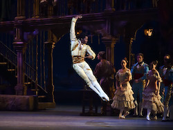 Calvin Royal III as Espada in 'Don Quixote'. Photo by Gene Schiavone.