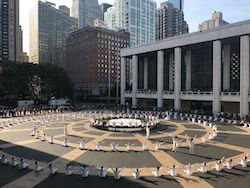 'Table of Silence Project 9/11'. Photo by Lincoln Center.