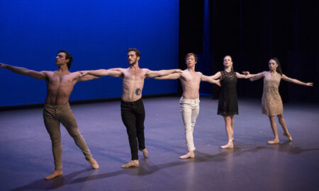 Boston Ballet in BB@home: ChoreograpHER. Photo by Liza Voll, courtesy of Boston Ballet.