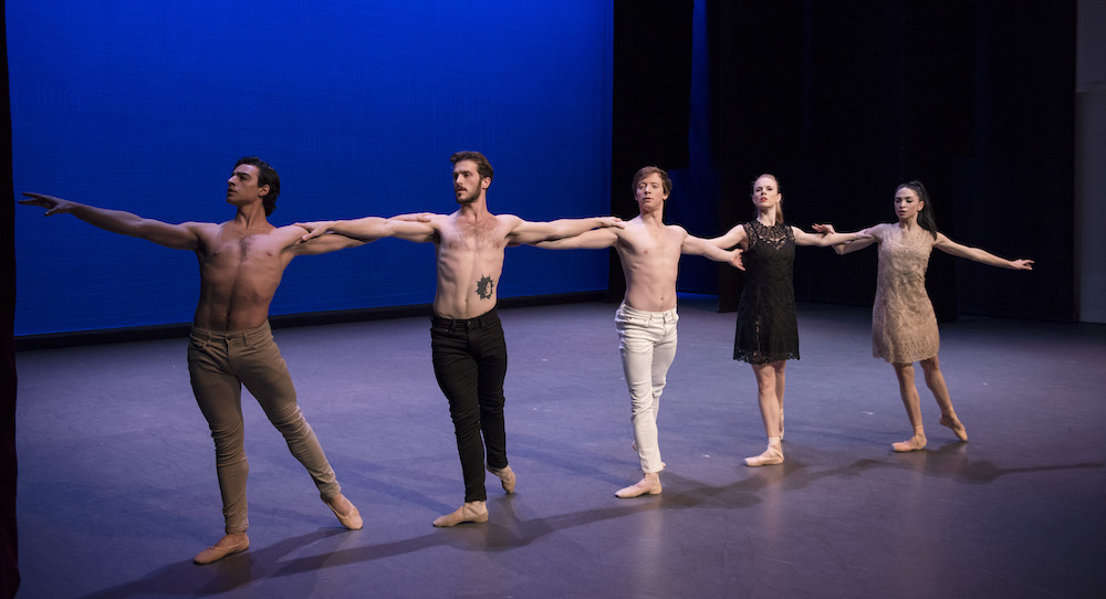 Boston Ballet in BB@home: ChoreograpHER. Photo by Liza Voll, courtesy of Boston Ballet.