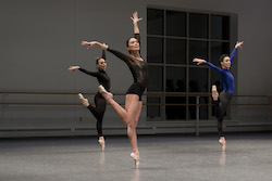 Boston Ballet performing in BB@home. Photo by Liza Voll, courtesy of Boston Ballet.