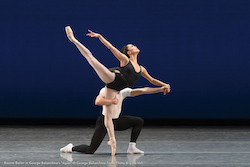 Lia Cirio in George Balanchine's 'Agon'. Photo by Liza Voll.