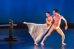 Xin Ying and Jacob Larsen in Martha Graham's 'Maple Leaf Rag'. Photo by Brigid Pierce.