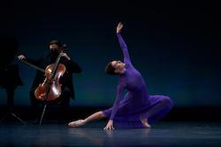 Tiler Peck in Christopher Wheeldon's 'Unusual Way'. Photo by Geo Santillan, courtesy of CLI Studios.