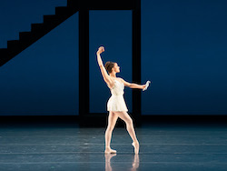 Cassandra Trenary as Calliope in 'Apollo'. © The George Balanchine Trust. Photo by Kyle Froman.