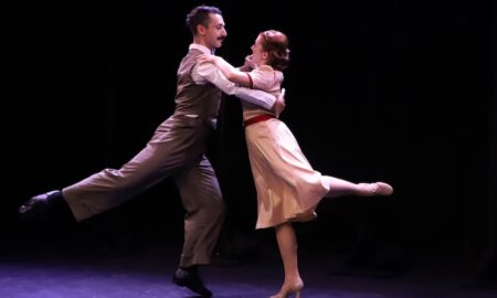 Eric Greengold and Elizabeth Troxler in 'Dancing Through...'. Photo by McKenna C. Poe.